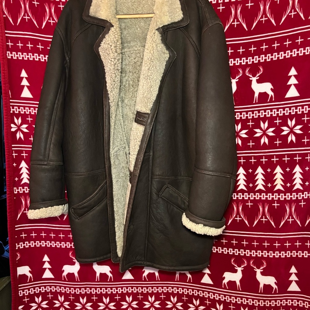 Brown Shearling Coat